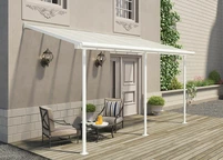 Abri de terrasse en aluminium Sierra Palram 2,3 x 4,6 m blanc