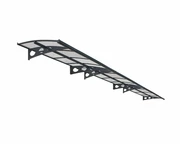 Aluminium deurluifel Herald 6,6 m Palram - Canopia antraciet