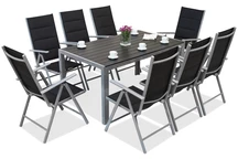 Aluminium tuinset polywood Verona voor 8 personen Garden Point