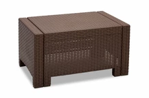 Colorado bruine Bica technorattan tafel