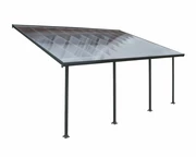 Couverture de terrasse Feria Palram 4 x 6,06 m gris