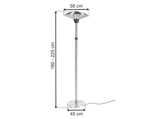 Dimensions du radiateur infrarouge