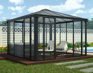 Exclusief aluminium prieel Ledro Palram - Canopia 3,6 x 3,6 m