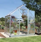 Kleine polycarbonaat kas Harmony Zilver 1,85 x 1,26 m Palram