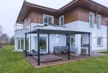 Tonnelle Martinique 5 x 3,6 m Palram - Canopia métal Heat Block anthracite