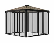 Tonnelle chic Ledro aluminium Palram -  Canopia 3 x 3 m