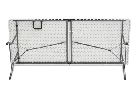 Inklapbare cateringtafelset 180 cm + 4 stoelen