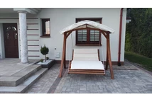 Manila Garden Point balançoire de jardin en bois
