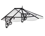 Élégant couvre-porte en polycarbonate Lily Palram