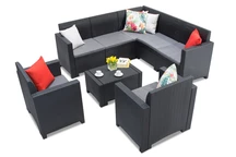 Ensemble avec coin Nebraska Corner 7 anthracite Bica