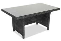 Kunststof rotan tafel Toledo antraciet Garden Point