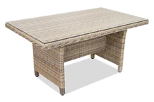 Kunststof rotan tafel Toledo beige Garden Point