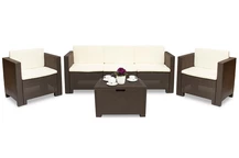 Salon de jardin avec Colorado Coffee Box 5 marron Bica