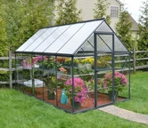 Serre en polycarbonate Hybride 3,05 x 1,86 m Palram gris