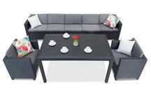 Technorattan set Colorado Fiesta Max 7 antraciet Bica