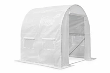 Witte plastic tunnel 2x2m Garden Point