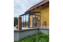 Veranda Sanremo Palram serre - Canopia 3 x 3 m grijs