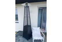 Parasol chauffant pyramide Saturne anthracite Garden Point