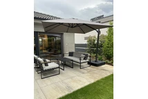 Zweefparasol Siena 3x3m Garden Point grijs