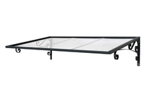 Auvent de porte en polycarbonate Vénus 1,35 m Palram
