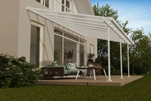 Pergola en polycarbonate Feria Palram - Auvent 3 x 6,1 m blanc