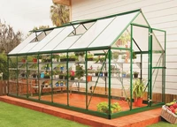 Serre en polycarbonate Hybride 1,85 x 4,26 m Palram vert