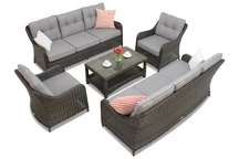 Toledo Coffee 8 antraciet Garden Point luxe technorattan meubelset