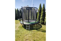 Premium tuintrampoline met veiligheidsnet aan binnenkant 244cm Jump Hero 8FT