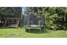 Tuintrampoline met veiligheidsnet aan buitenkant 366cm Jump Hero 12FT