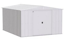 Abri à outils classique en métal 3,13 x 3,7 m Arrow gris clair