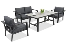 Aluminium tuinmeubelen Sydney 4 Garden Point antracyt