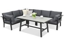 Aluminium tuinmeubelen Sydney Comida 5 Garden Point antraciet