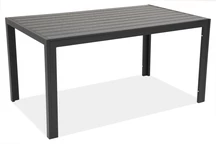 Aluminium tuintafel polywood Verona Garden Point zwart