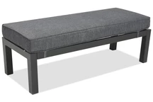 Banc de jardin en aluminium Sydney Garden Point anthracite