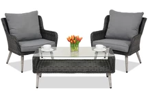 Bilbao Terras Garden Point antraciet tuinmeubilair