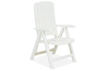 Chaise de jardin pliante blanche Carmen Bica