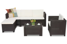 Colorado Relax Corner 5 bruin Bica technorattan loungemeubilair