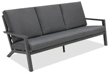 Driezits tuinbank Braga Garden Point antraciet