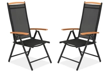Ensemble de chaises en aluminium Verona Wood Garden Point - 2 pièces