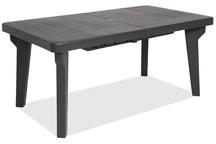 Grote tuintafel Bergen antraciet Bica
