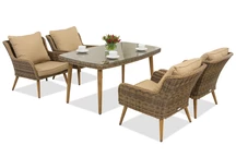 Meubles de jardin Bilbao Premium 4 Garden Point marron