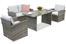 Meubles de jardin Monaco Apetito 4 Garden Point gris