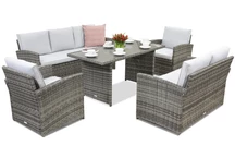 Meubles de jardin Monaco Apetito 7 Garden Point gris