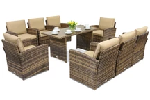 Meubles de jardin Monaco Premium 8 Garden Point marron