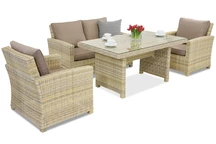 Meubles de jardin en résine tressée Bristol Apetito 4 Garden Point