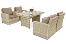 Meubles de jardin en résine tressée Bristol Premium 4 Garden Point