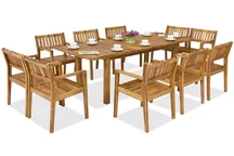 Mobilier de jardin en bois Jakarta/Timor 10 Garden Point
