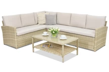 Monaco Hoek Tuinpunt tuinmeubelen beige