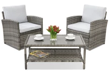 Monaco Terras Garden Point tuinmeubelen grijs