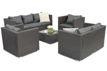 Technorattan tuinset Roma Coffee 7 Tuinpunt